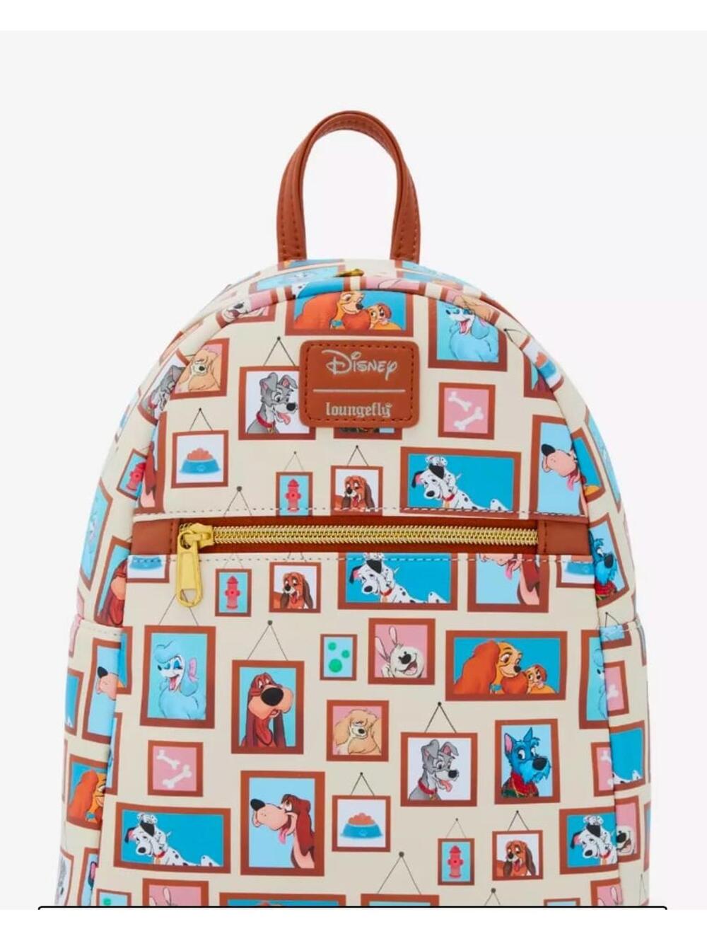 Loungefly Disney Dogs Gallery Mini Backpack
